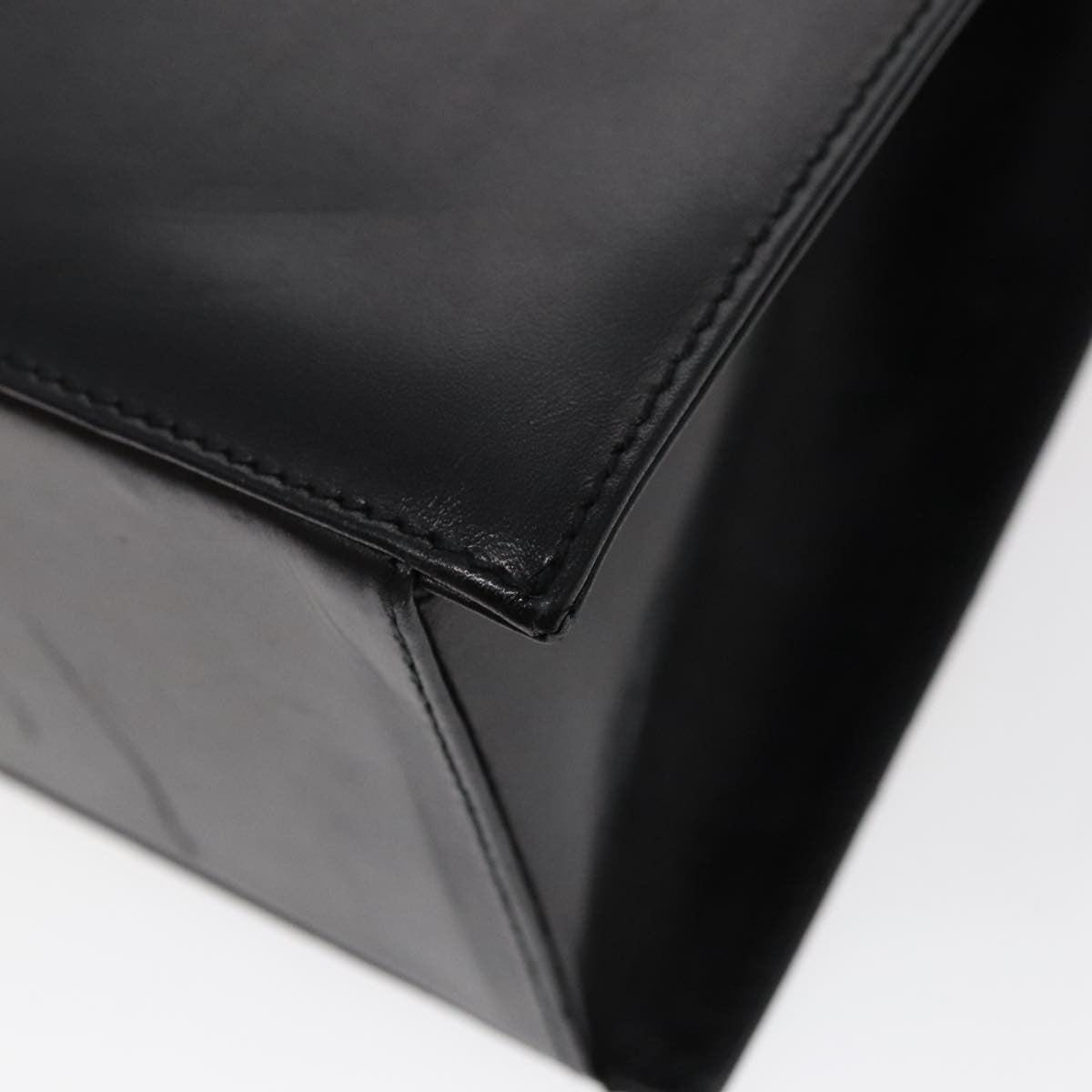 Salvatore Ferragamo Vintage Shoulder Bag Leather, BLACK, LEATHER, Shoulder bag