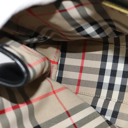 Burberry Vintage Handbag Leather, BLACK, LEATHER, Handbag