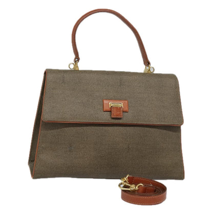 Fendi Vintage Top Handle Bag PVC, BROWN, PVC, Handbag