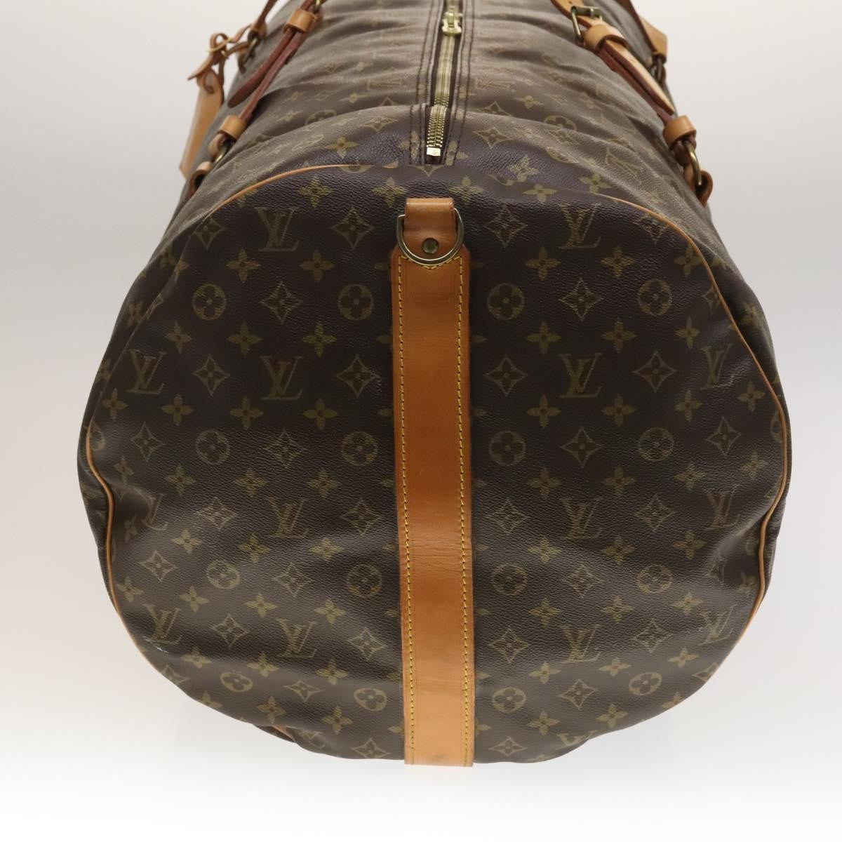 Louis Vuitton Sac Polochon Handbag Monogram Canvas, BROWN, CANVAS, Travel bag