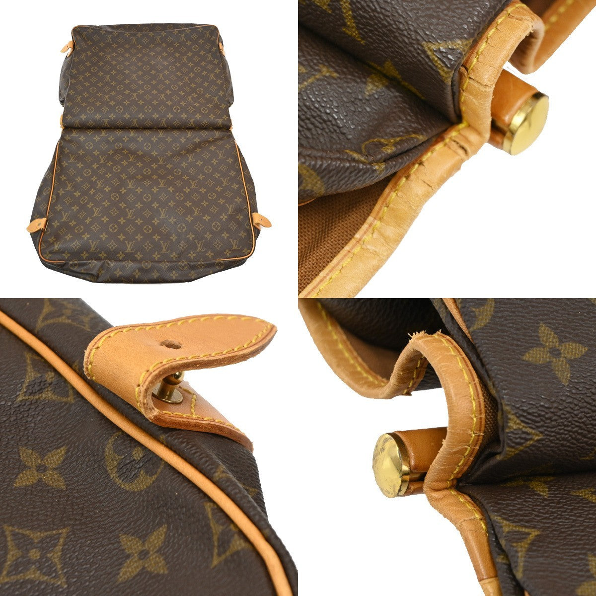 Louis Vuitton Sac Chasse Hunting Bag Monogram Canvas, Brown, Canvas, Travel Bag