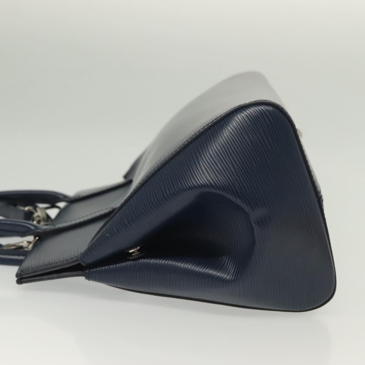 Louis Vuitton Marly Handbag Epi Leather, NAVY, LEATHER, Handbag