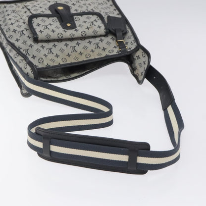 Louis Vuitton Mary Kate Messenger Bag Mini Lin, NAVY, CANVAS, Shoulder bag