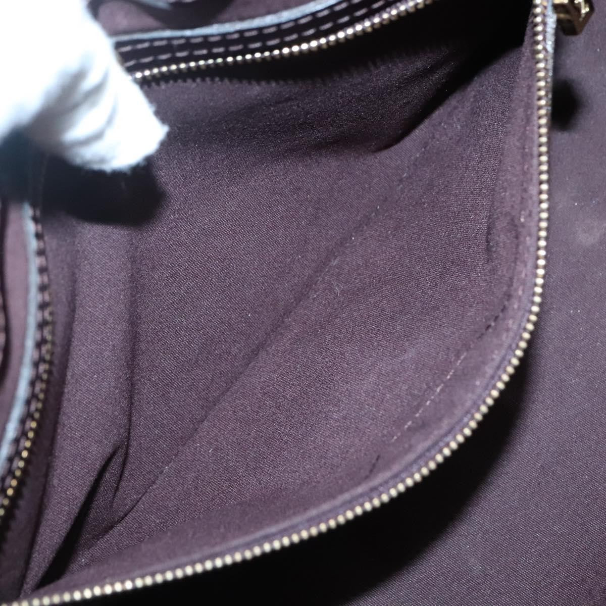 Louis Vuitton Wilshire Handbag Monogram Vernis, PURPLE, PATENT_LEATHER, Handbag