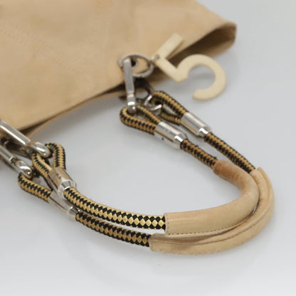 Chanel Vintage Cruise Line No.5 Tote Quilted Canvas, BEIGE, CANVAS, Tote bag