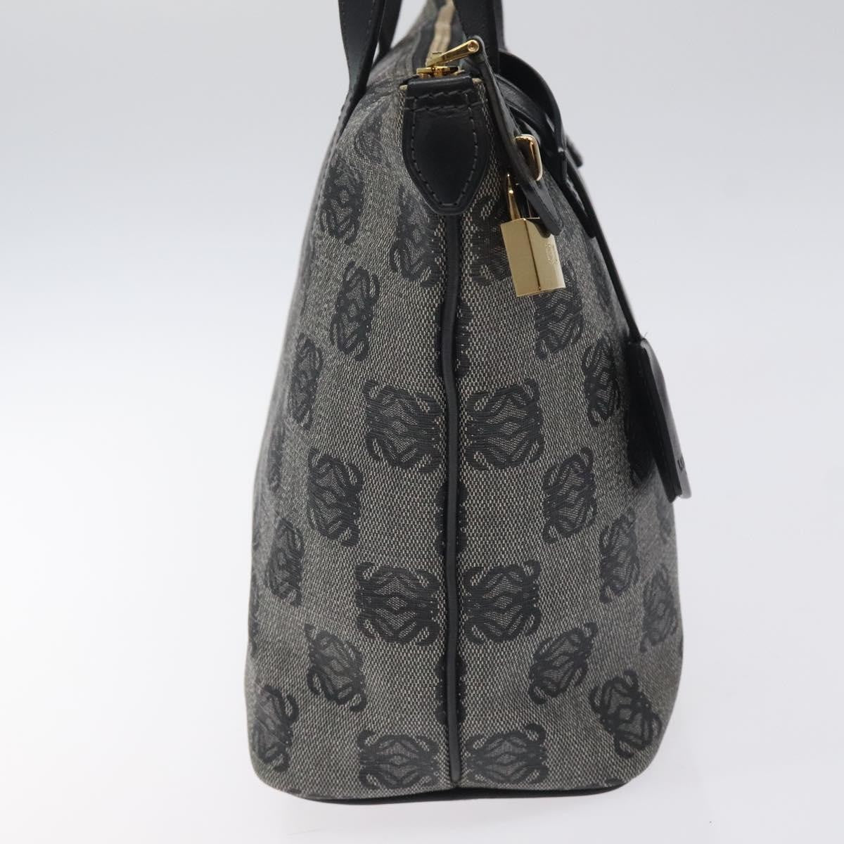 Loewe Anagram handbag PVC Leather, BLACK, PVC, Handbag