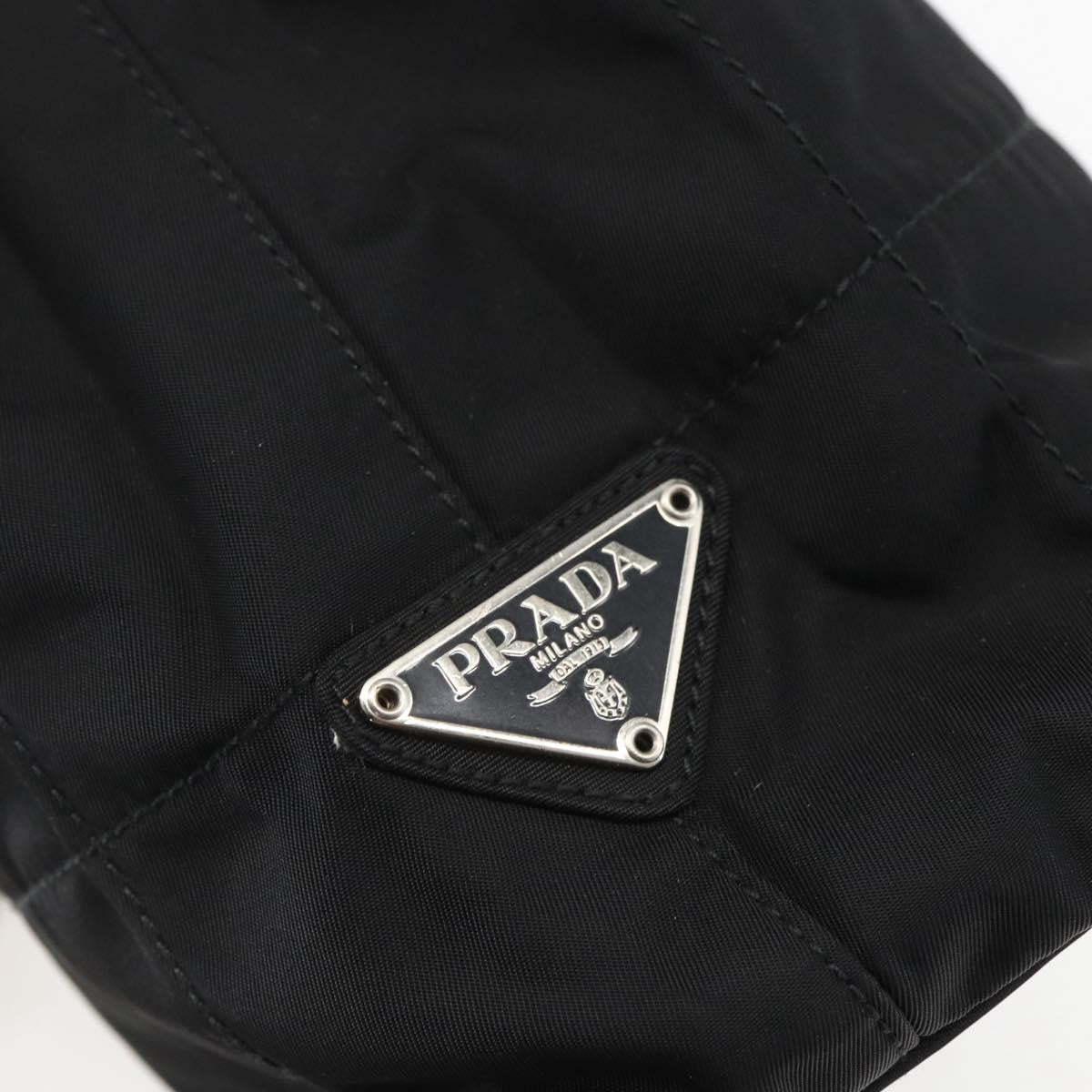 Prada Vintage Shoulder Bag Tessuto, BLACK, NYLON, Shoulder bag