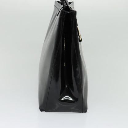 Salvatore Ferragamo Vintage Convertible Tote Patent leather, BLACK, PATENT_LEATHER, Tote bag