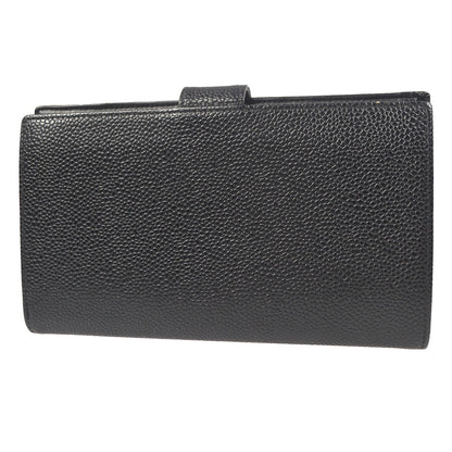 Chanel Timeless CC French Wallet Caviar, BLACK, LEATHER, Wallets