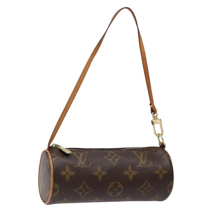 Louis Vuitton Papillon Pochette Monogram Canvas, BROWN, CANVAS, Handbag