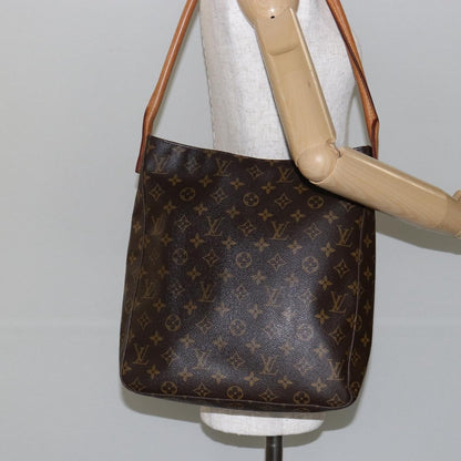 Louis Vuitton Looping Handbag Monogram Canvas, BROWN, CANVAS, Shoulder bag