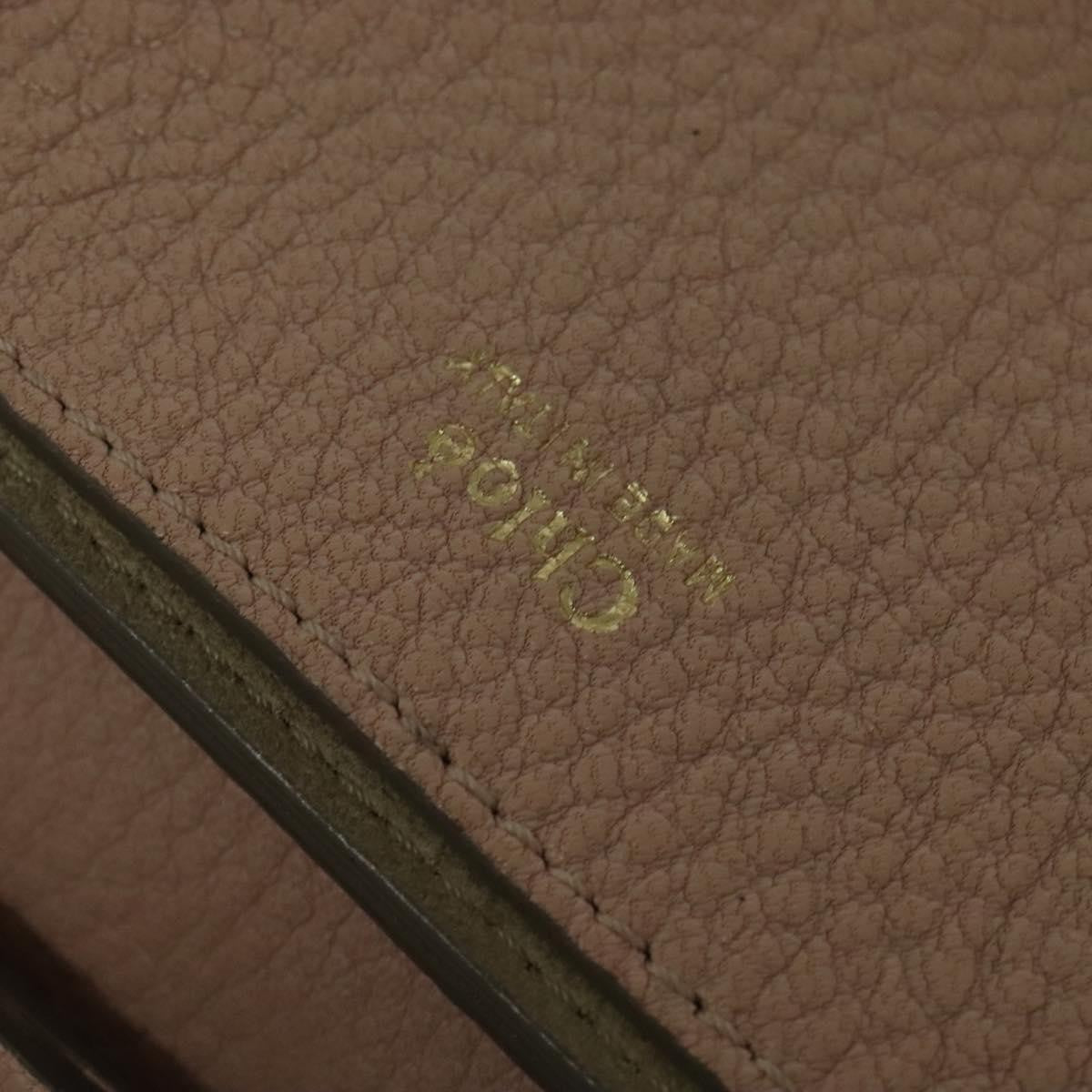 Chloe Drew Shoulder Bag Leather, PINK, LEATHER, Shoulder bag