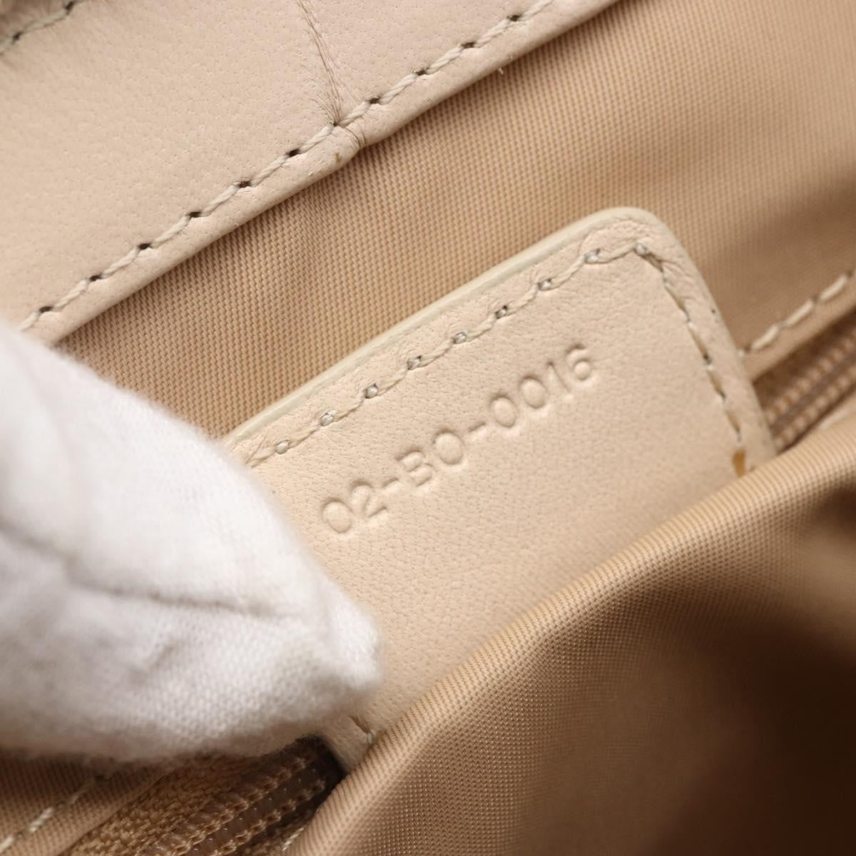 Christian Dior Vintage Trotter Romantique Zip Satchel Diorissimo Coated Canvas, BEIGE, CANVAS, Tote bag