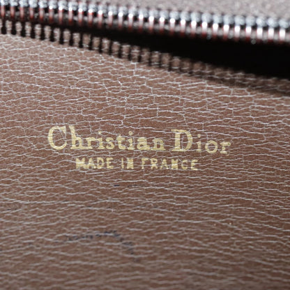 Christian Dior CD Shoulder bag Leather, BROWN, LEATHER, Shoulder bag