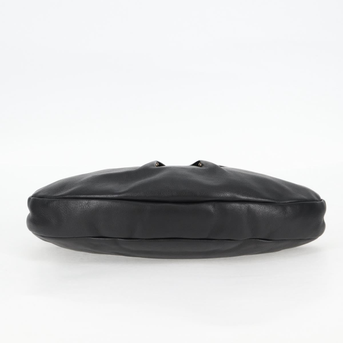 Salvatore Ferragamo Vala Shoulder Bag Leather, BLACK, LEATHER, Shoulder bag