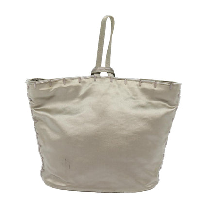 Prada Vintage Handbag Tessuto, SILVER, NYLON, Handbag