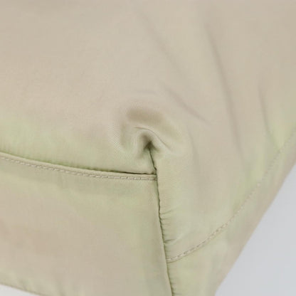 Prada Resin Handle Tote Tessuto, BEIGE, NYLON, Tote bag