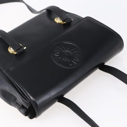 Versace Vintage Shoulder Bag Leather, BLACK, LEATHER, Shoulder bag