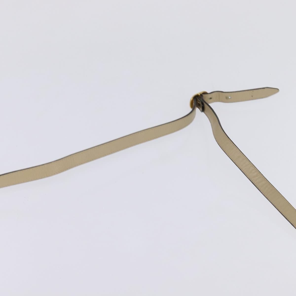 Salvatore Ferragamo Vintage Shoulder Bag Leather, BEIGE, LEATHER, Shoulder bag