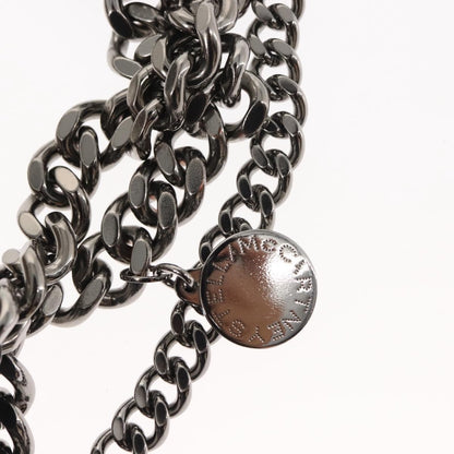 Stella McCartney Falabella Fold Over Crossbody Bag Faux Leather, GRAY, POLYESTER, Crossbody bag