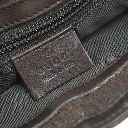 Gucci Front Pocket Messenger Canvas, BROWN, PVC, Shoulder bag