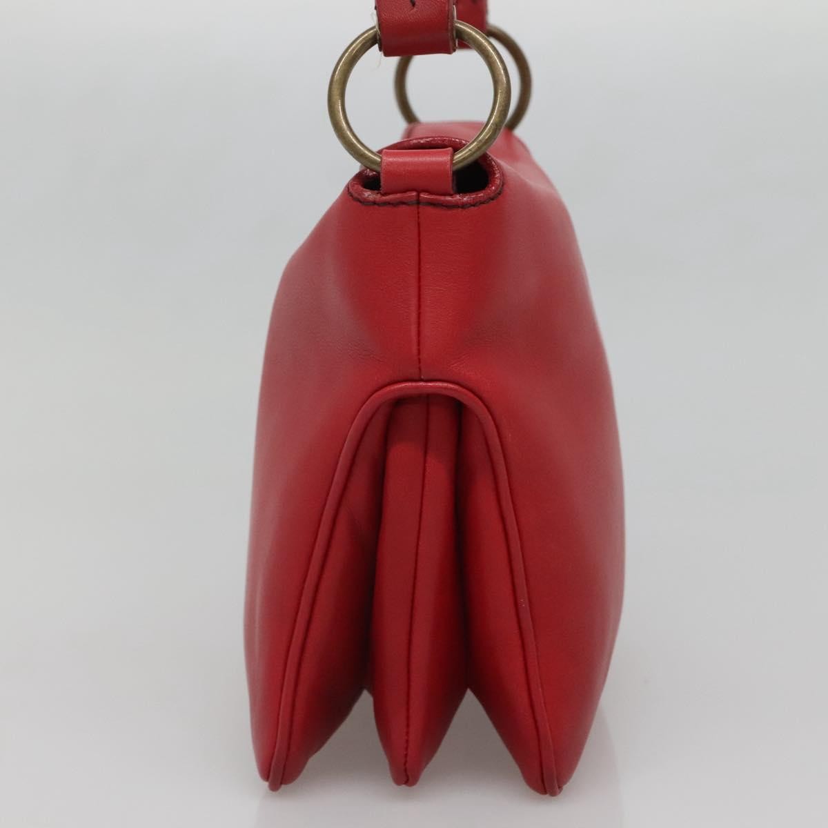 Miu Miu Triple Compartment Convertible Satchel Leather, RED, LEATHER, Shoulder bag