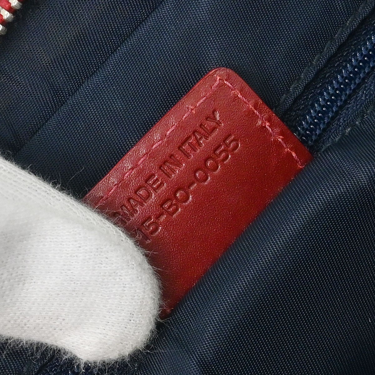 Christian Dior Vintage Trotter Zip Tote Diorissimo Canvas, NAVY, CANVAS, Tote bag