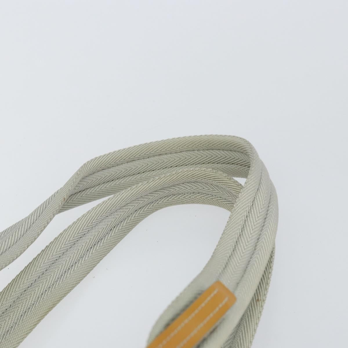 Prada Vintage Zip Handbag Tessuto, SILVER, NYLON, Handbag