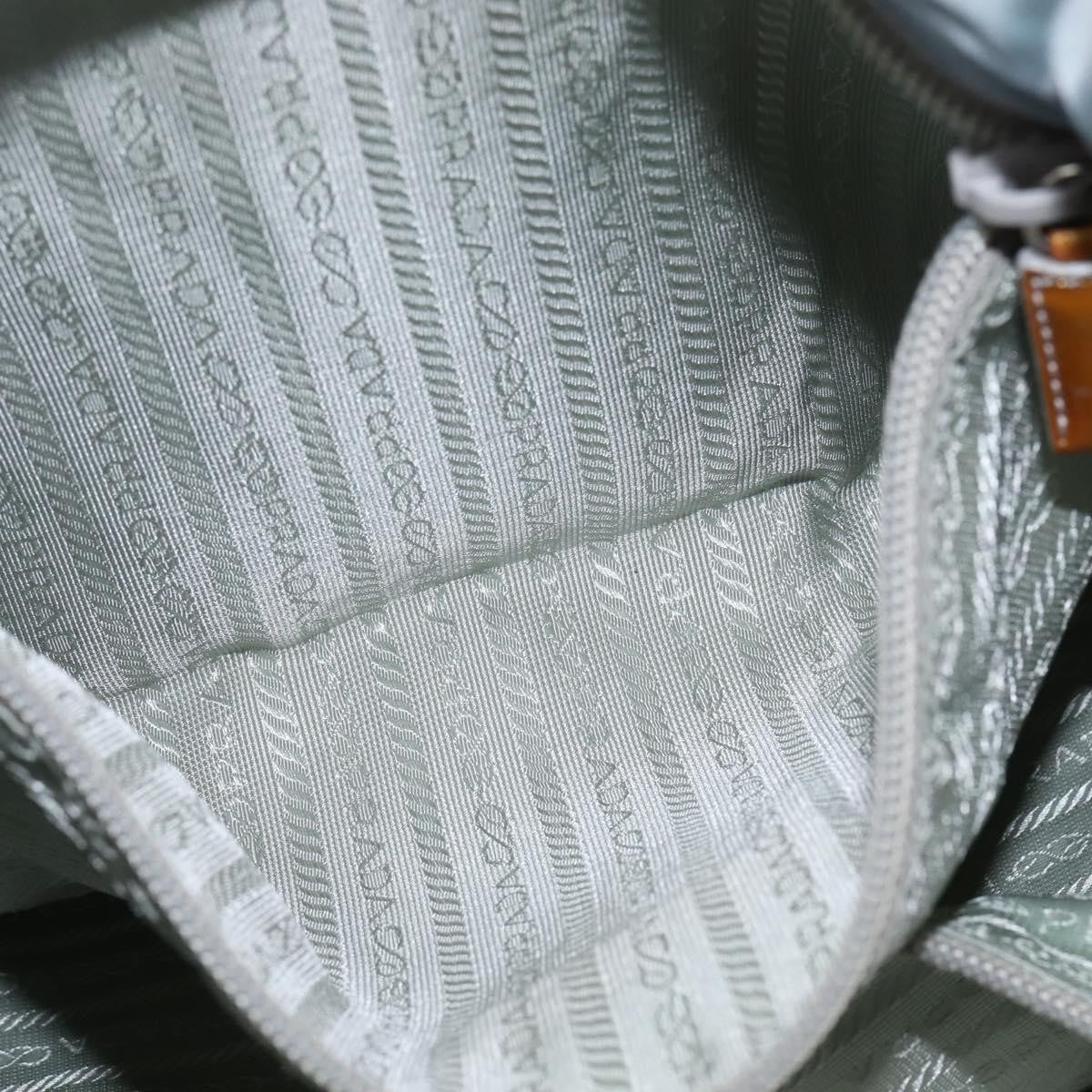 Prada Side Pocket Tote Nylon, BLUE, NYLON, Tote bag