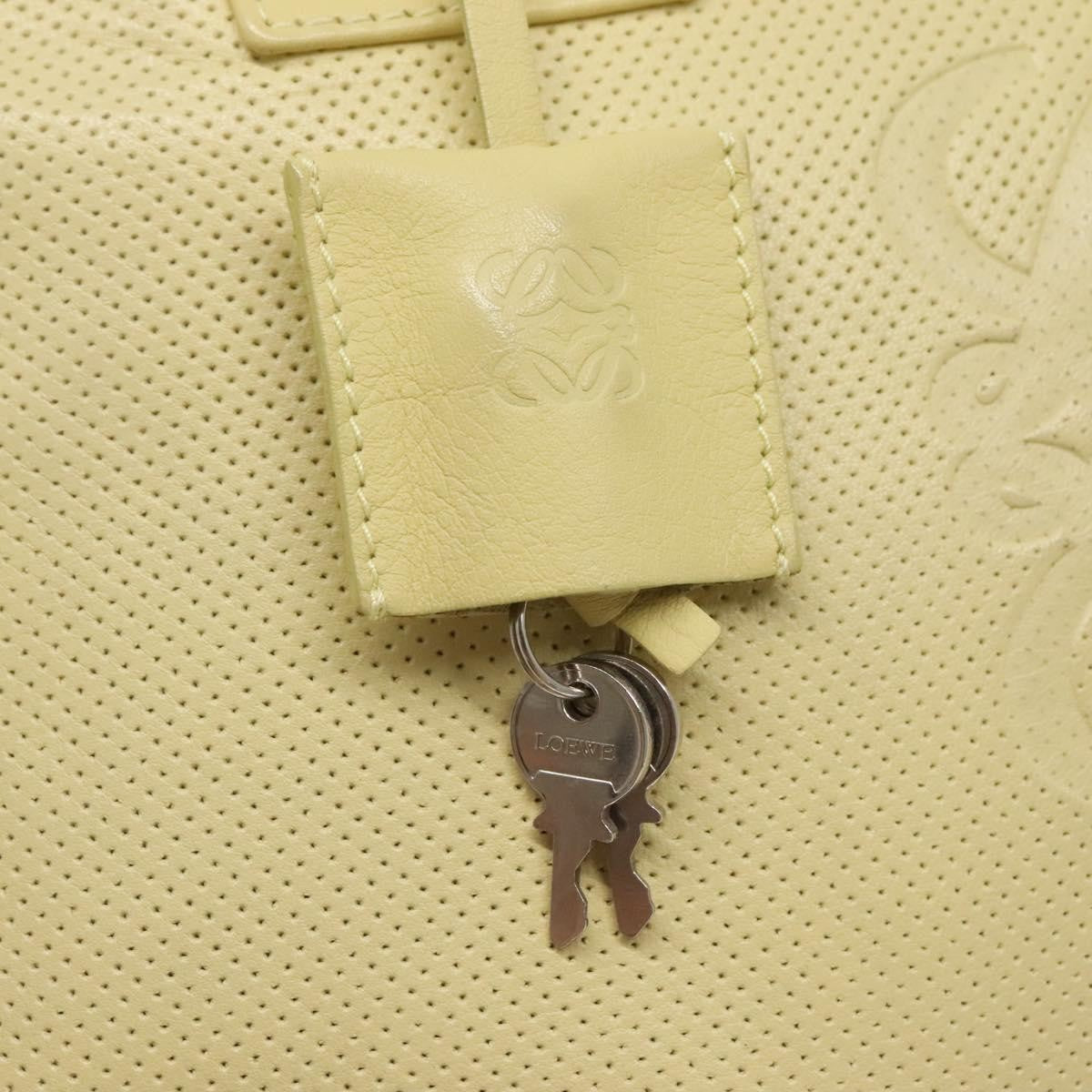 Loewe Amazona NM Bag Leather, YELLOW, LEATHER, Handbag