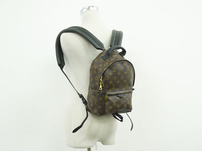 Louis Vuitton Palm Springs Backpack Monogram Canvas, BROWN, CANVAS, Backpack