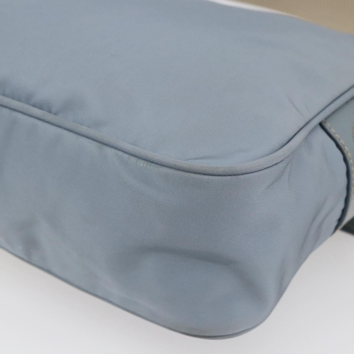 Prada Front Pocket Camera Bag Tessuto, BLUE, NYLON, Shoulder bag
