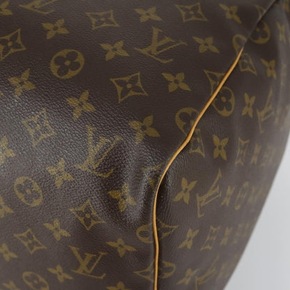 Louis Vuitton Keepall Bag Monogram Canvas, BROWN, CANVAS, Travel bag