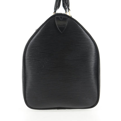 Louis Vuitton Speedy Handbag Epi Leather, BLACK, LEATHER, Handbag