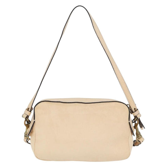 Chloe Vintage Shoulder Bag Leather, BEIGE, LEATHER, Shoulder bag