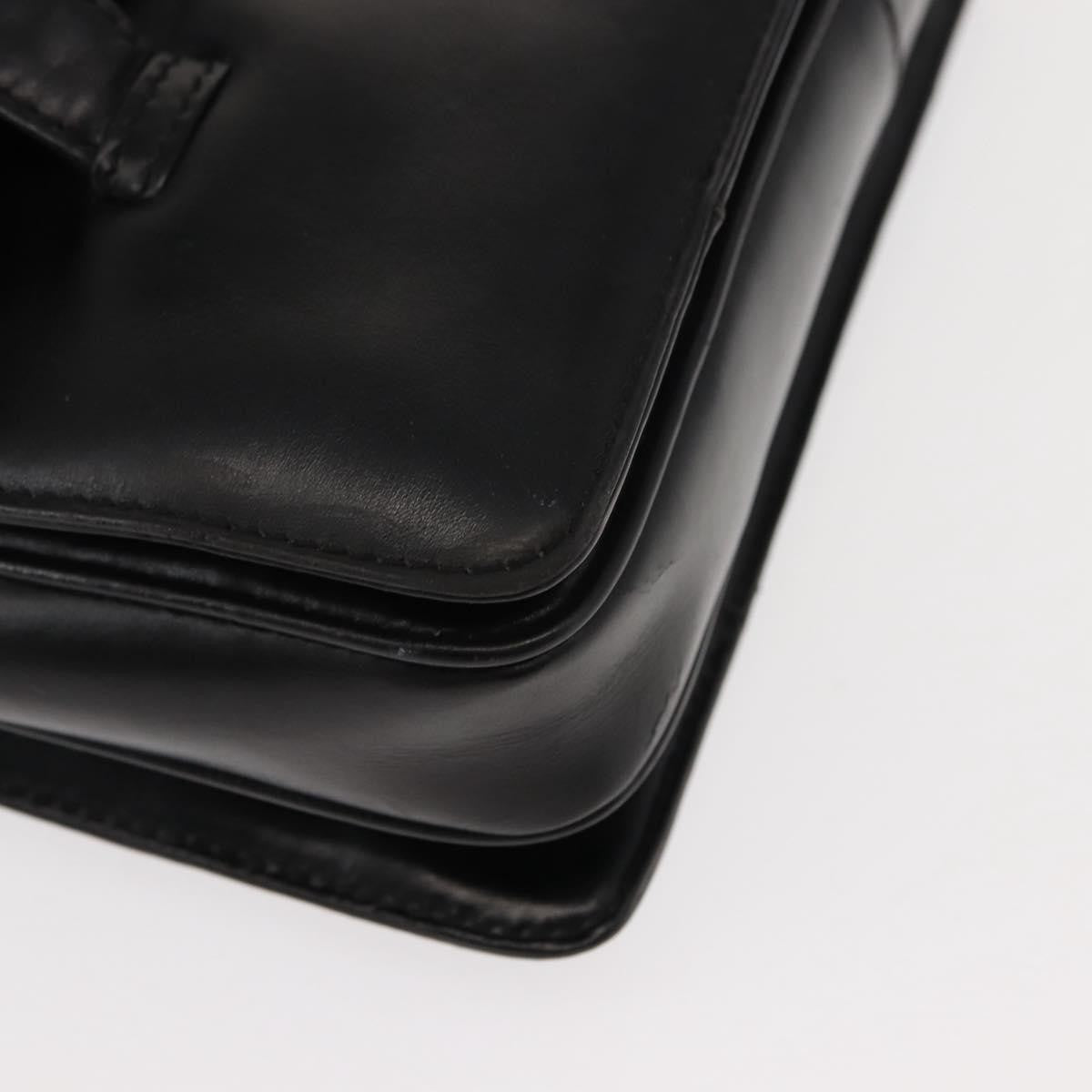 Loewe Anagram handbag Leather, BLACK, LEATHER, Handbag