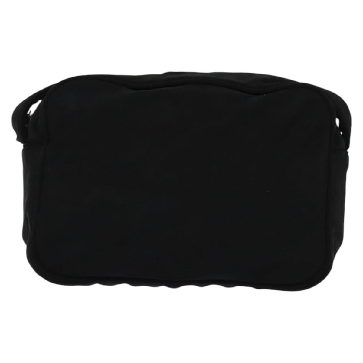 Miu Miu Zip Shoulder Bag Nylon, BLACK, NYLON, Shoulder bag