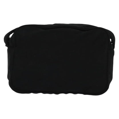 Miu Miu Zip Shoulder Bag Nylon, BLACK, NYLON, Shoulder bag