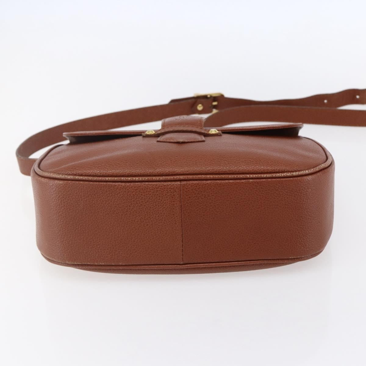 Saint Laurent Vintage Shoulder Bag Leather, BROWN, LEATHER, Shoulder bag