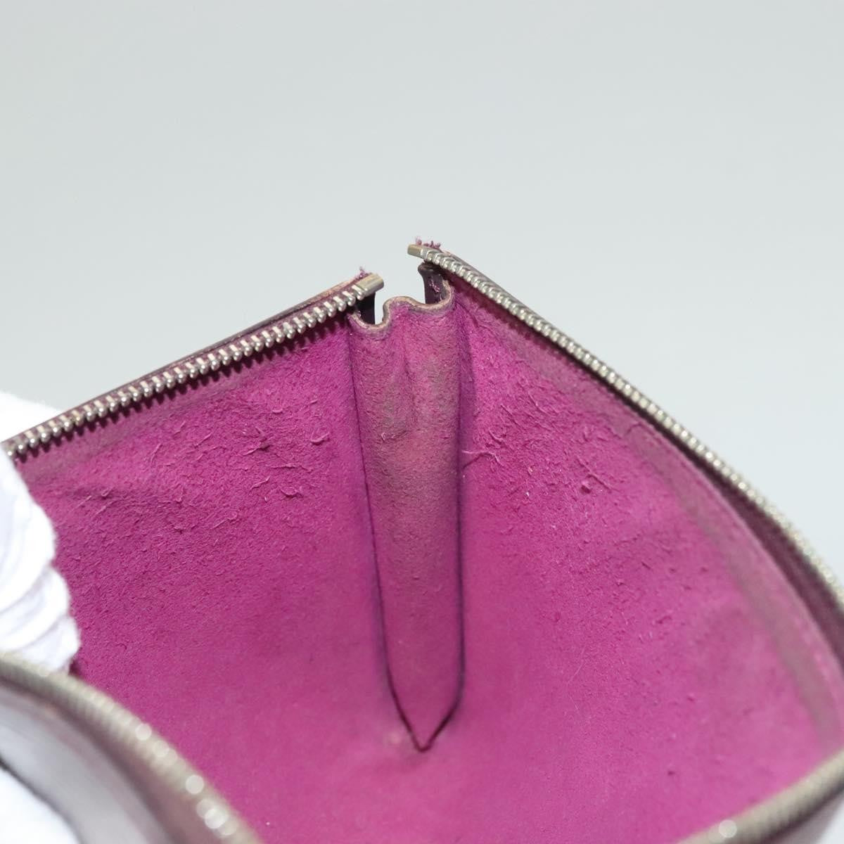 Louis Vuitton Pochette Accessoires Epi Leather, PURPLE, LEATHER, Clutche & pouche