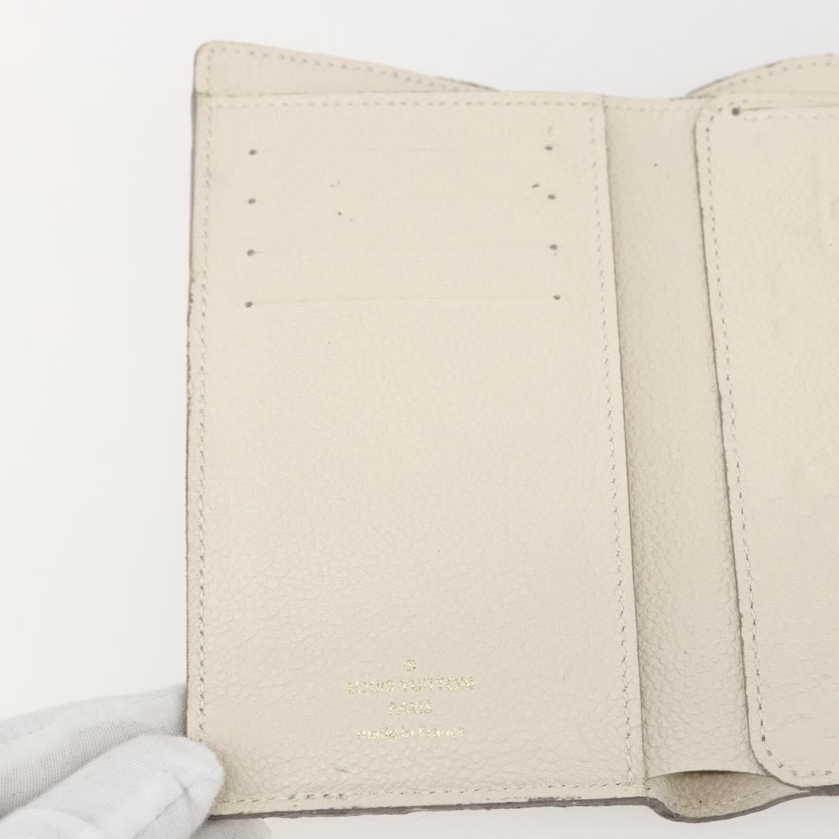 Louis Vuitton Zoe Wallet Monogram Empreinte Leather, BEIGE, LEATHER, Wallets