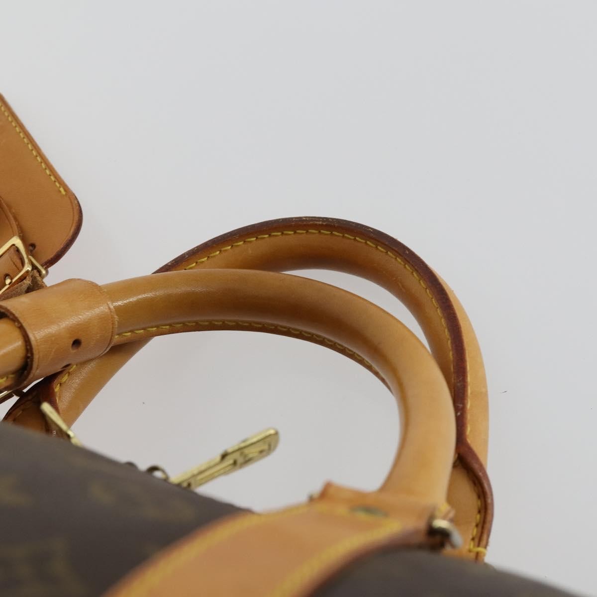 Louis Vuitton Keepall Bag Monogram Canvas, BROWN, CANVAS, Travel bag