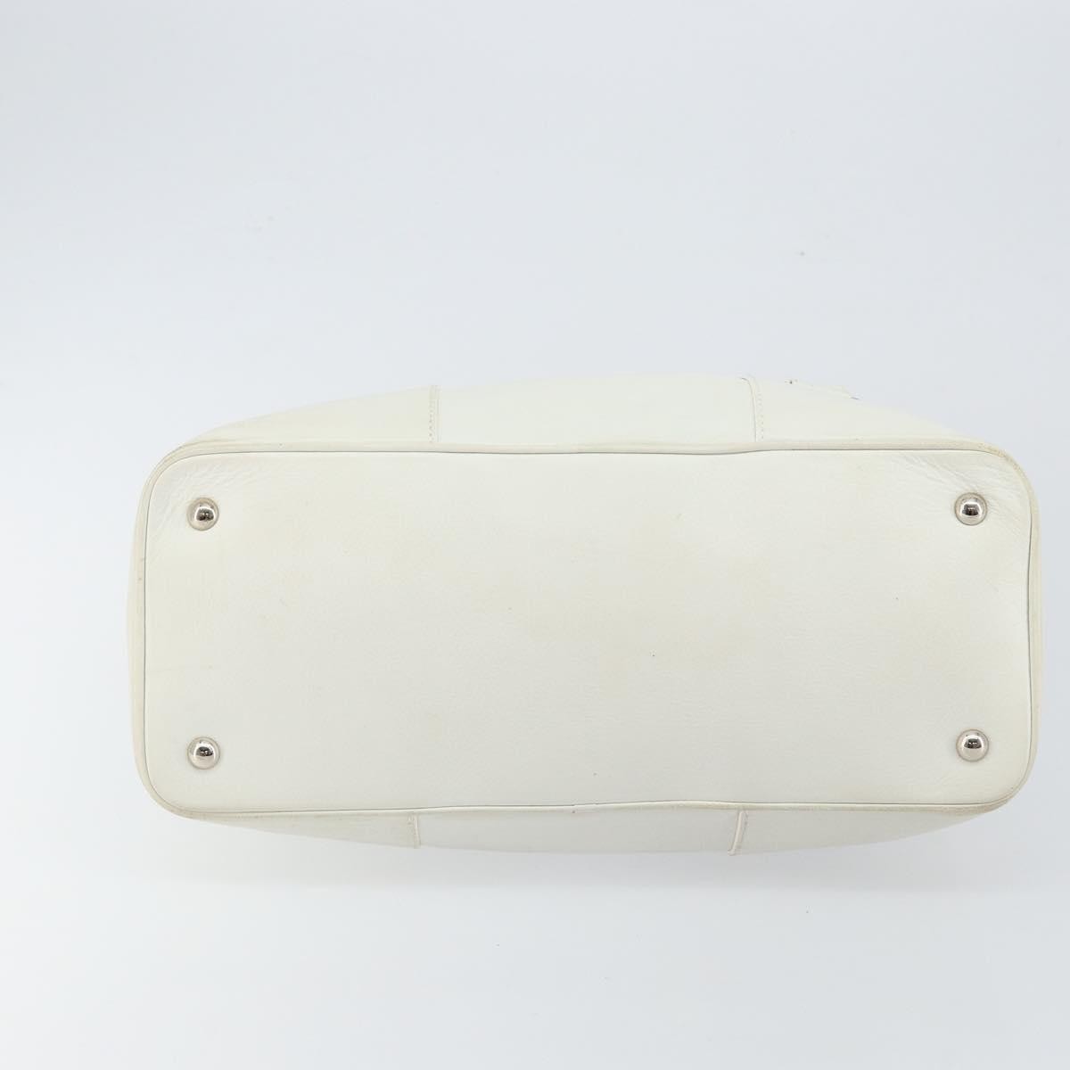 Salvatore Ferragamo Vala tote Leather, WHITE, LEATHER, Tote bag