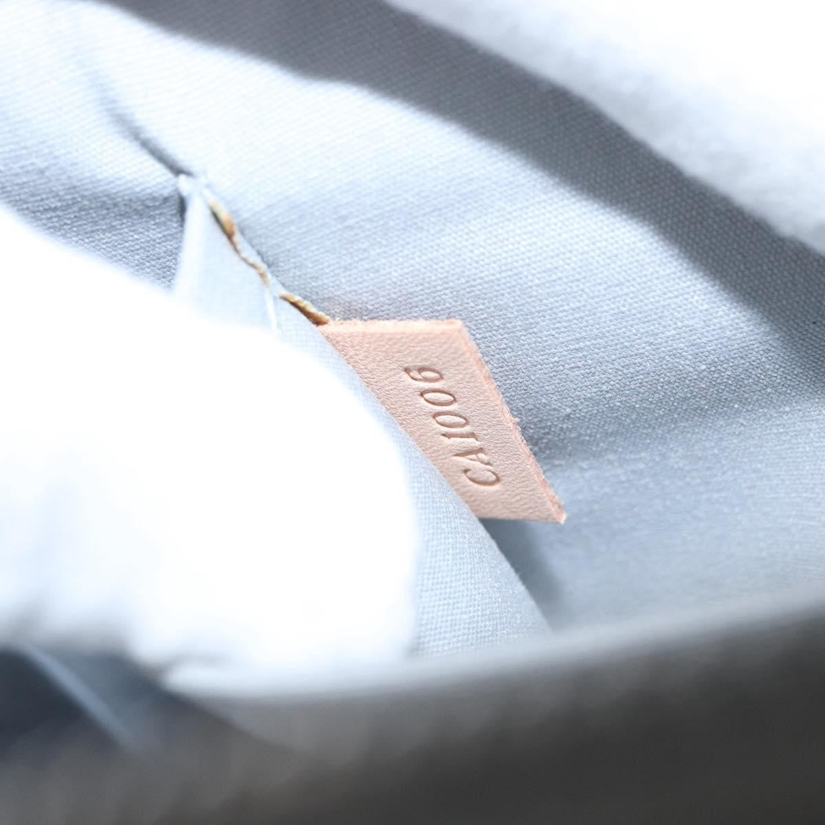 Louis Vuitton Pochette Clutch Monogram Miroir PVC, SILVER, PATENT_LEATHER, Clutche & pouche