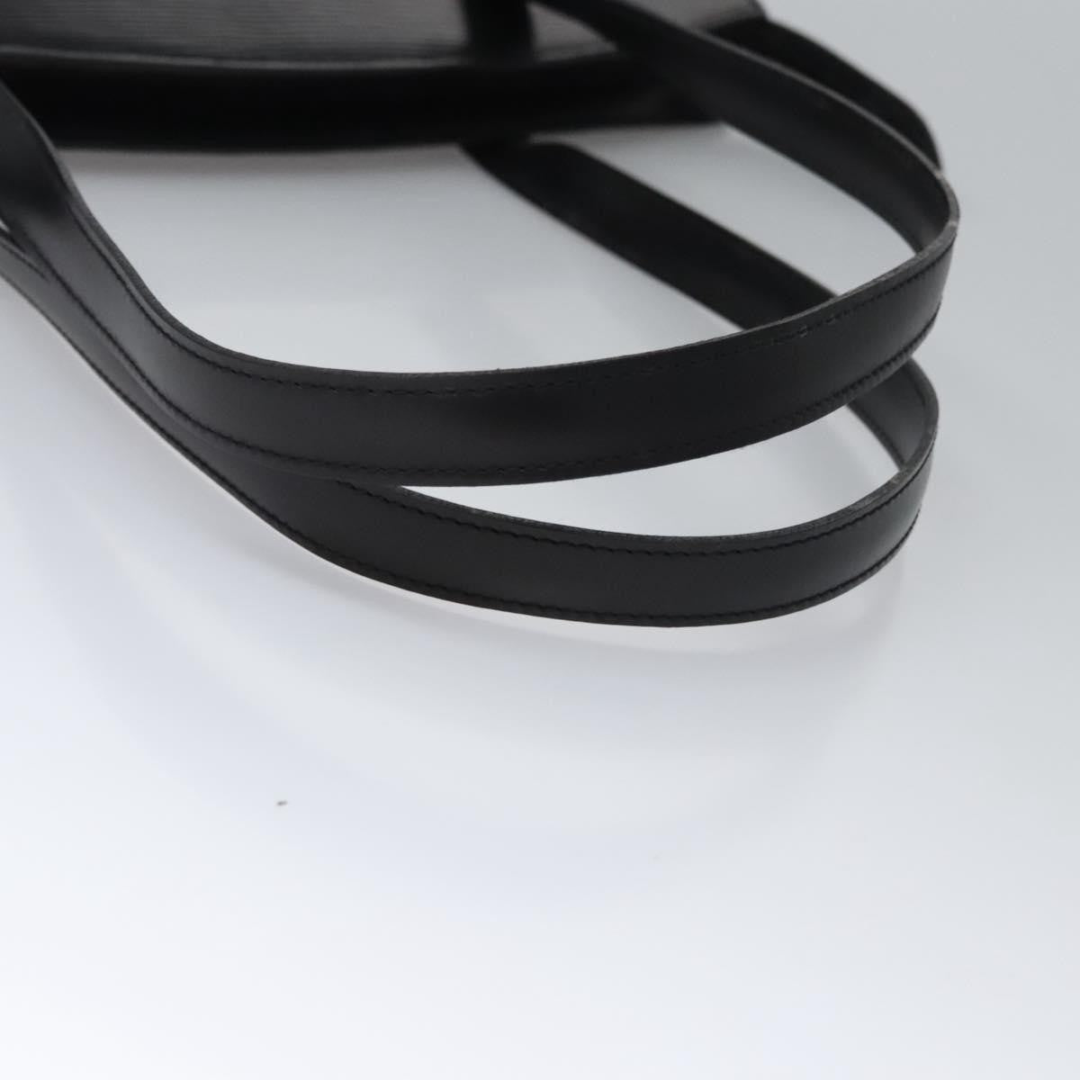 Louis Vuitton Saint Jacques Handbag Epi Leather, BLACK, LEATHER, Handbag