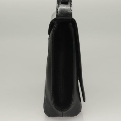 Valentino Garavani Flap Shoulder Bag Leather, BLACK, LEATHER, Shoulder bag