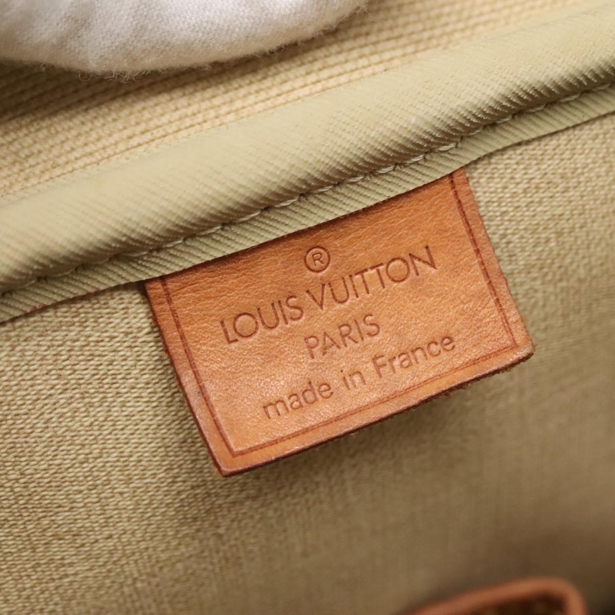 Louis Vuitton Deauville Handbag Monogram Canvas, BROWN, CANVAS, Handbag