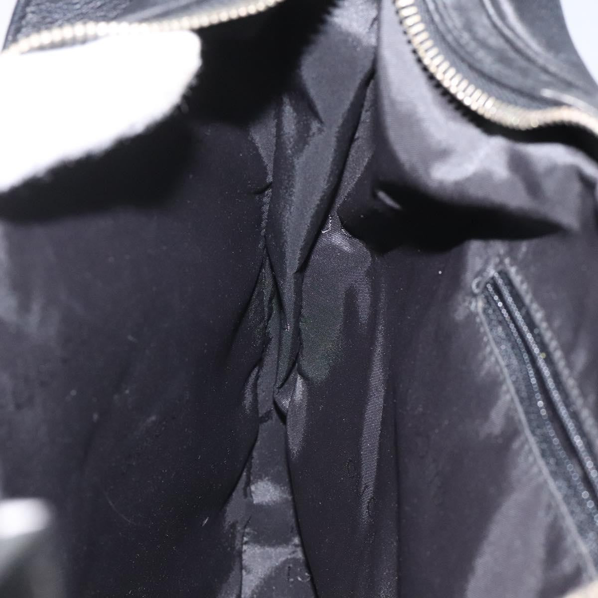 Gucci Attache Shoulder Bag Leather, BLACK, LEATHER, Shoulder bag