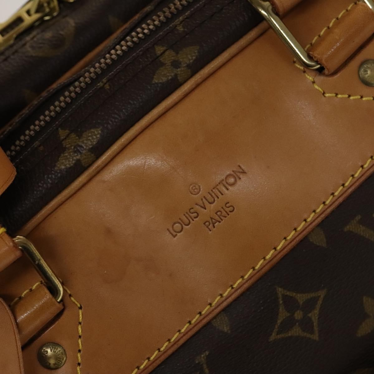 Louis Vuitton Alize Bag Monogram Canvas, BROWN, CANVAS, Travel bag