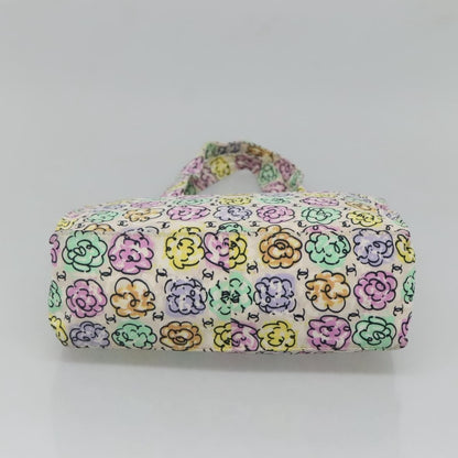 Chanel Vintage Camellia Tote Printed Nylon, MULTICOLOUR, NYLON, Tote bag